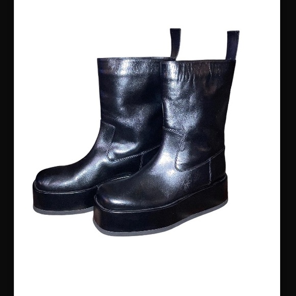 GIA BORGHINI RHW Rosie Short 23 Platform boot sz 38 - Picture 5 of 12